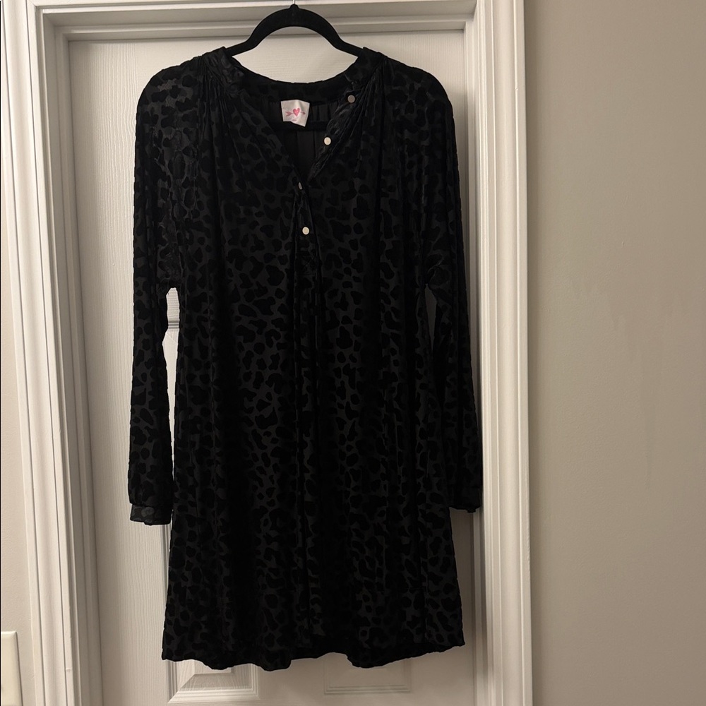 Buddy Love Black Leopard Print Dress
